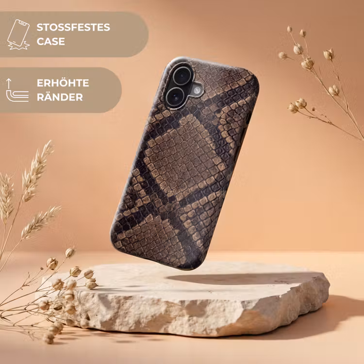Python - Schubben - Brons Toughcase MagSafe Apple iPhone 17 klein -USP_RandenV_DE