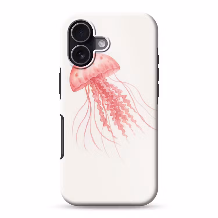 Kwal - Tentakels - Roze Toughcase MagSafe Apple iPhone 17 klein -3d