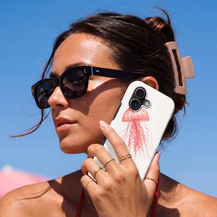 Kwal - Tentakels - Roze Toughcase MagSafe Apple iPhone 17 klein -Sfeer2V