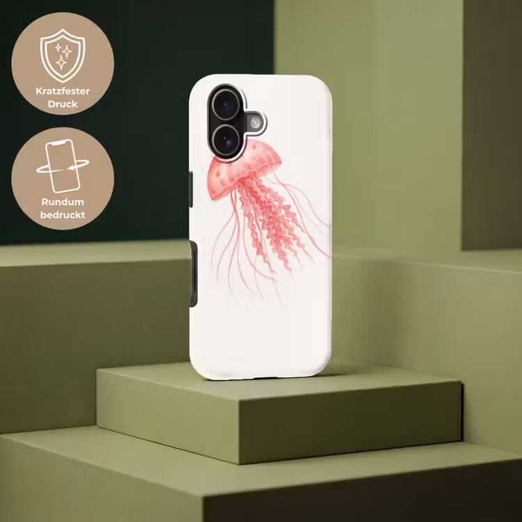 Kwal - Tentakels - Roze Toughcase MagSafe Apple iPhone 17 klein -USP_PrintM_DE