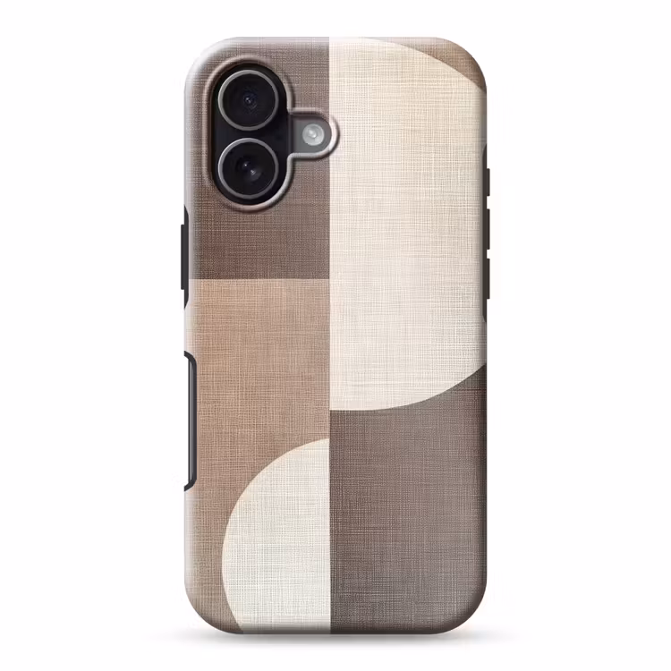 Raster - Halve cirkels - Contrast Toughcase MagSafe Apple iPhone 17 klein -3d