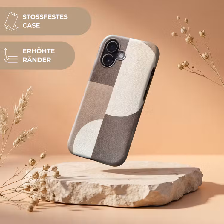 Raster - Halve cirkels - Contrast Toughcase MagSafe Apple iPhone 17 klein -USP_RandenV_DE