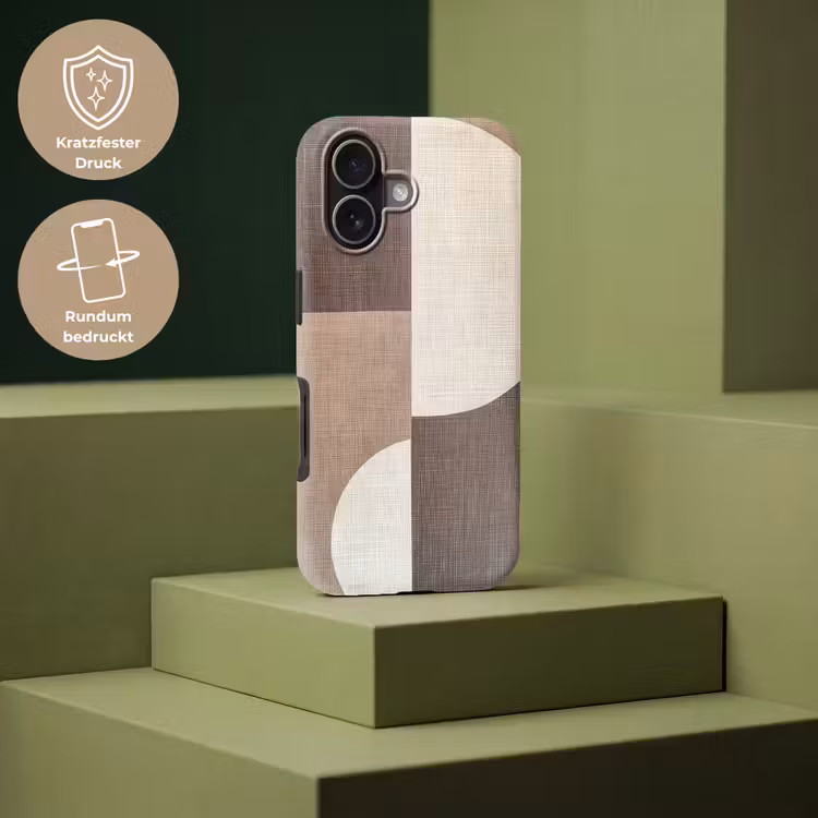 Raster - Halve cirkels - Contrast Toughcase MagSafe Apple iPhone 17 klein -USP_PrintM_DE