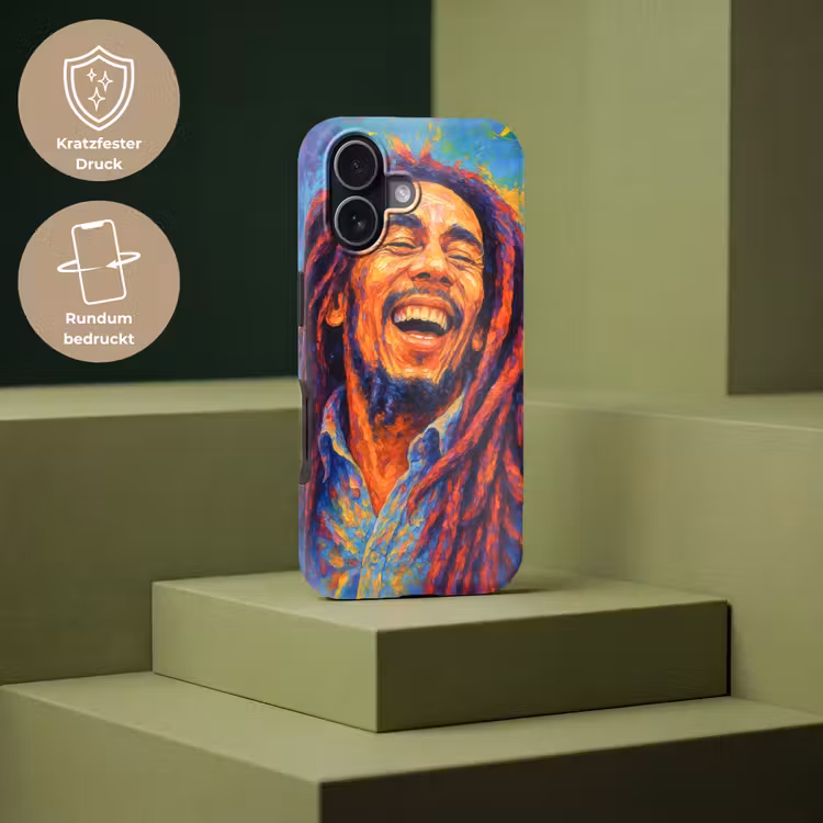 Regenboogkleuren - Man - schilderij Toughcase MagSafe Apple iPhone 17 klein -USP_PrintM_DE