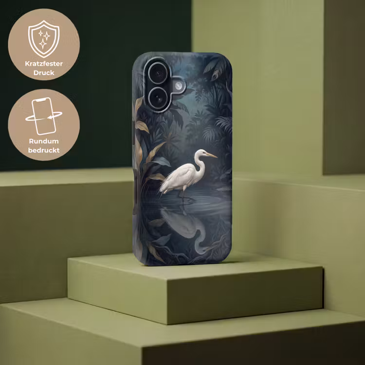 Reiger - Water - Natuur - Modern - Wit Toughcase MagSafe Apple iPhone 17 klein -USP_PrintM_DE