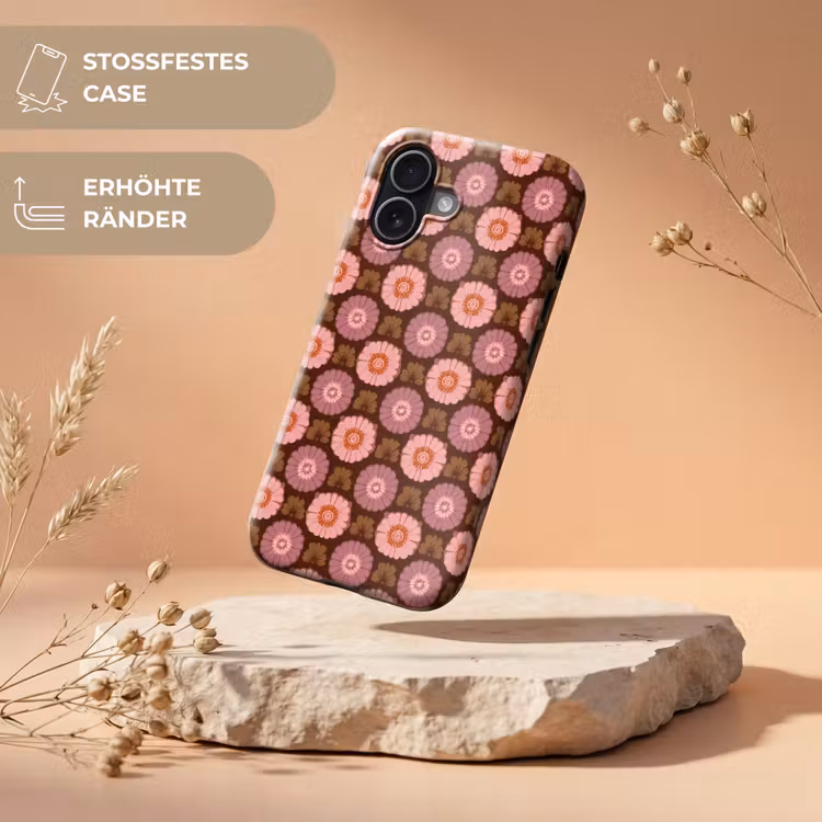 Retro - Madelief - Roze Toughcase MagSafe Apple iPhone 17 klein 1017 -USP_RandenV_DE