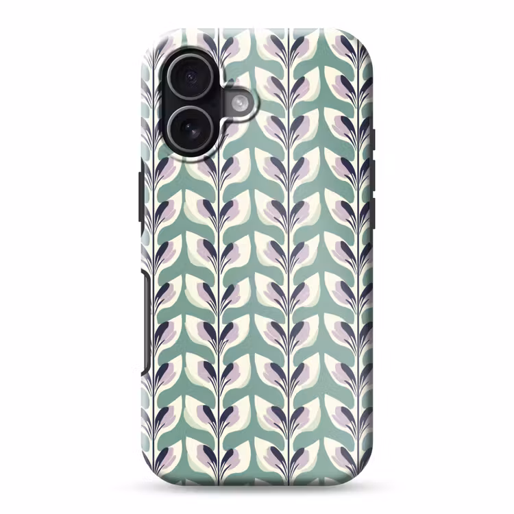 Retro - Modern - Groen Toughcase MagSafe Apple iPhone 17 klein 1017 -3d