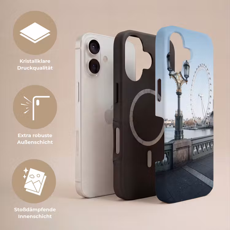 Reuzenrad - Londen - Stad - Architectuur - Brug Toughcase MagSafe Apple iPhone 17 klein -USP_Lagen_DE