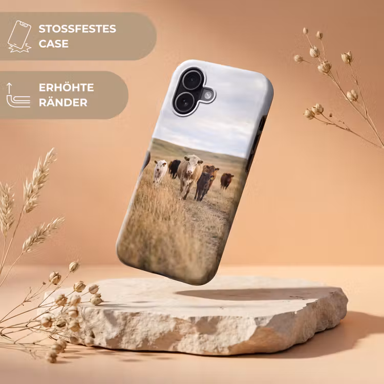 Runderen - Kudde - Landschap - Weide - Rustig Toughcase MagSafe Apple iPhone 17 klein -USP_RandenV_DE