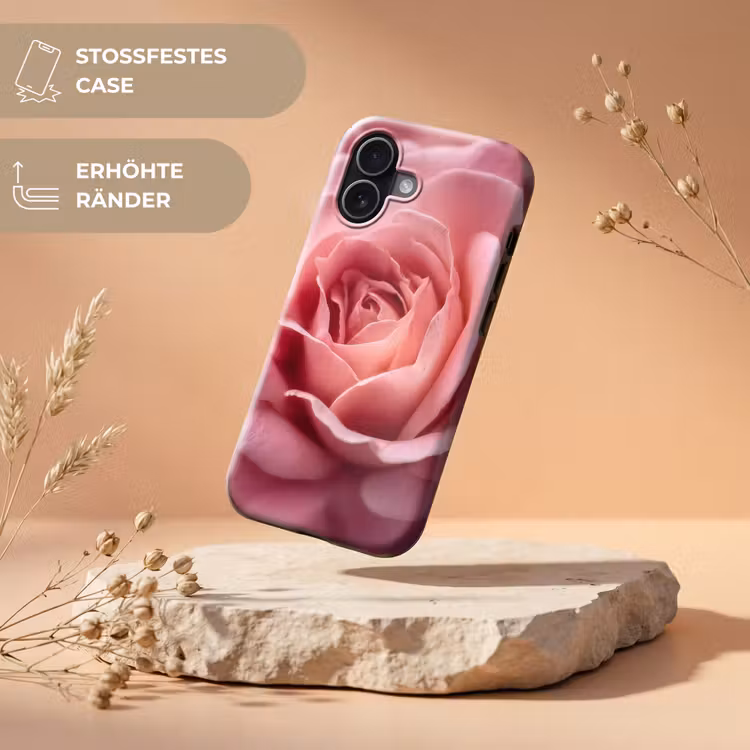 Roze - Roos - Romantisch Toughcase MagSafe Apple iPhone 17 klein -USP_RandenV_DE
