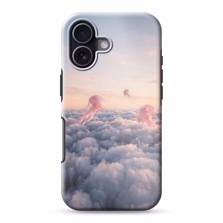 Handyhülle Toughcase - Rosa Tier – Wolken - Roze dier - Wolken Toughcase MagSafe Apple iPhone 17 klein