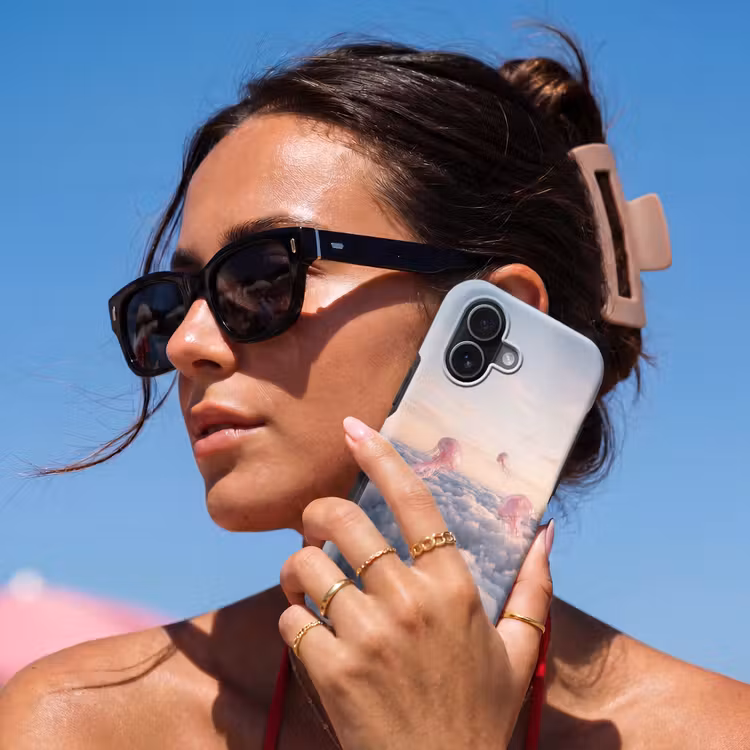 Handyhülle Toughcase - Rosa Tier – Wolken - Roze dier - Wolken Toughcase MagSafe Apple iPhone 17 klein