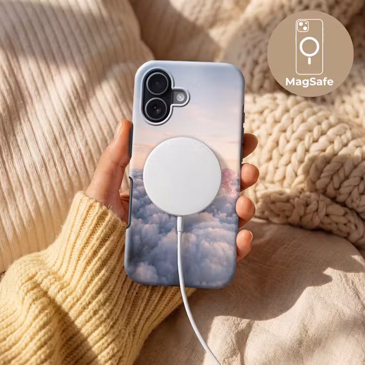 Handyhülle Toughcase - Rosa Tier – Wolken - Roze dier - Wolken Toughcase MagSafe Apple iPhone 17 klein