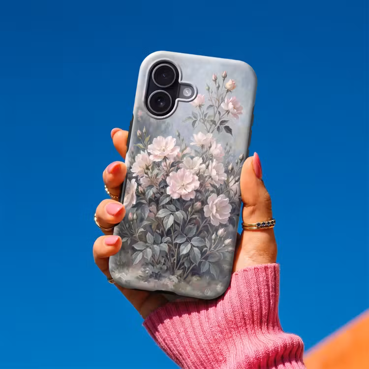 Rozen - Illustratie - Roze Toughcase MagSafe Apple iPhone 17 klein -Sfeer1V