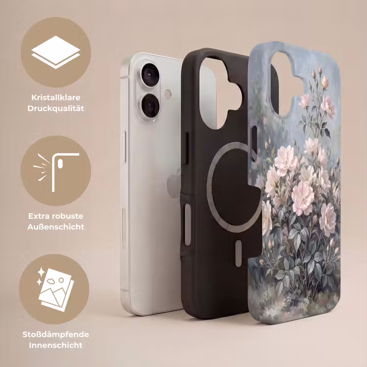 Rozen - Illustratie - Roze Toughcase MagSafe Apple iPhone 17 klein -USP_Lagen_DE
