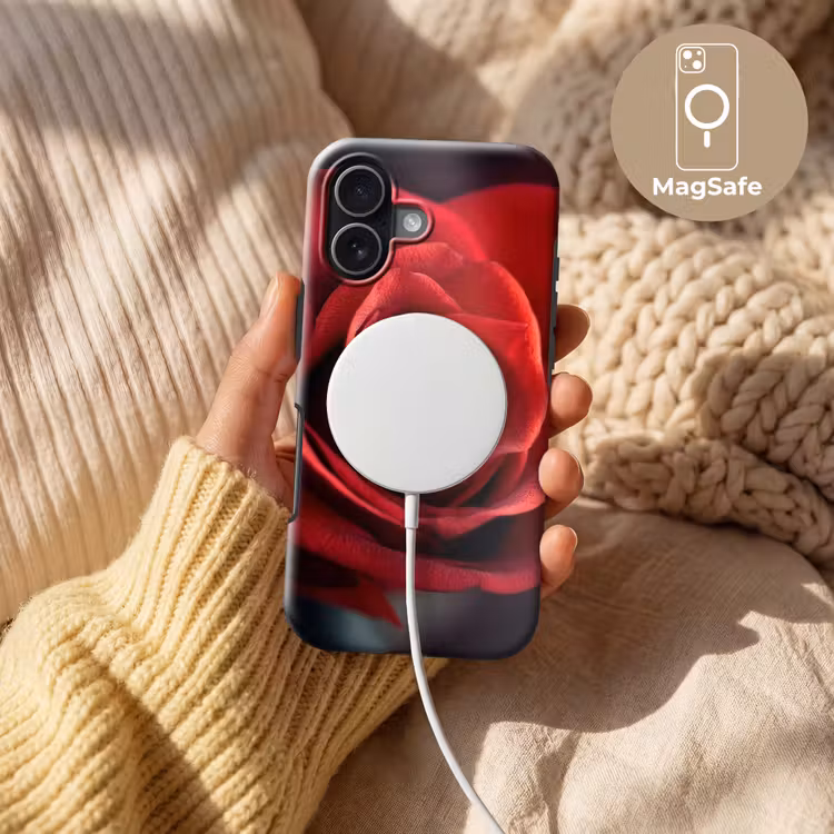 Rood - Roos - Romantisch Toughcase MagSafe Apple iPhone 17 klein -USP_MagsafeV