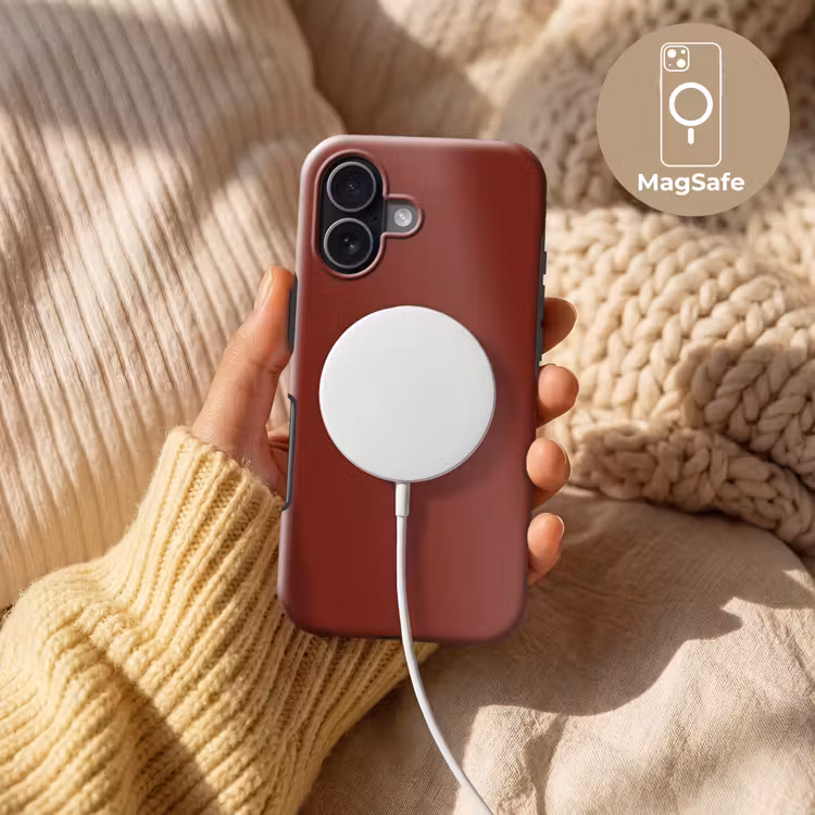 Rustic - Terracotta - Rood Toughcase MagSafe Apple iPhone 17 klein 1017 -USP_MagsafeV