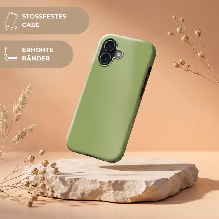 Sage - Green - Groen Toughcase MagSafe Apple iPhone 17 klein 1017 -USP_RandenV_DE