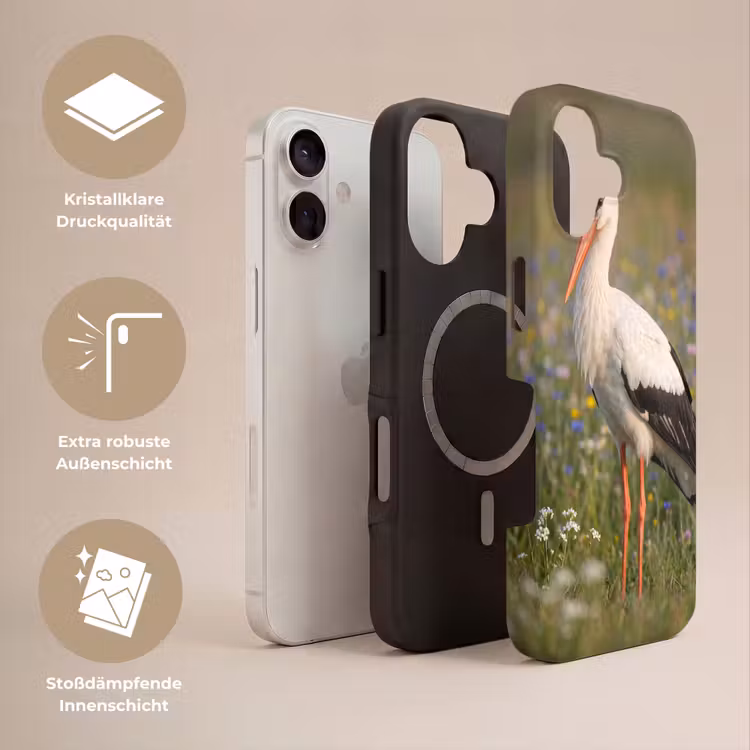Ooienvaar - Bloemen - Weide - Kleurrijk Toughcase MagSafe Apple iPhone 17 klein -USP_Lagen_DE