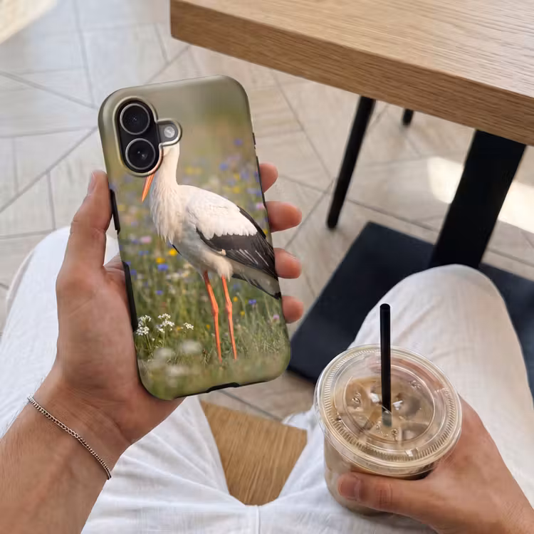 Ooienvaar - Bloemen - Weide - Kleurrijk Toughcase MagSafe Apple iPhone 17 klein -Sfeer1M