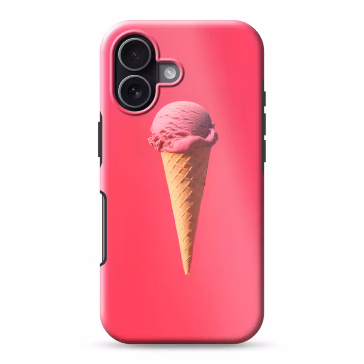 Schepijs - Roze - Hoorntje Toughcase MagSafe Apple iPhone 17 klein -3d