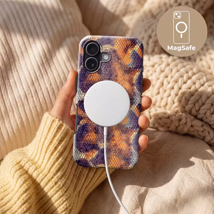 Slang - Schubben - Kleurrijk Toughcase MagSafe Apple iPhone 17 klein 1017 -USP_MagsafeV