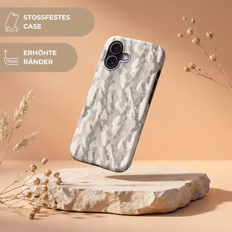Slang - Patroon - Taupe Toughcase MagSafe Apple iPhone 17 klein 1017 -USP_RandenV_DE