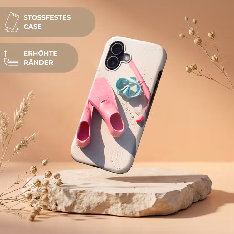 Snorkelset - Strand - Zomer - Roze Toughcase MagSafe Apple iPhone 17 klein -USP_RandenV_DE