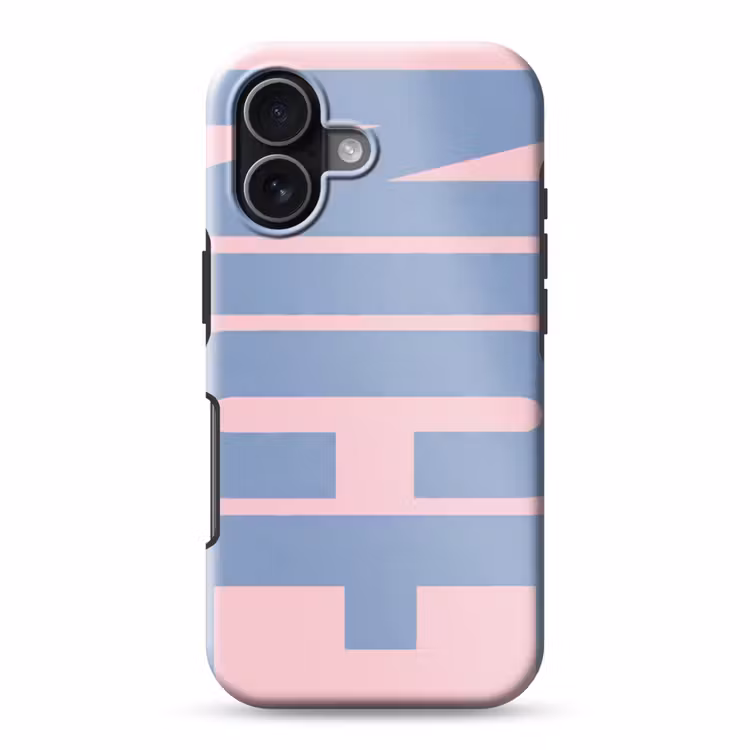 Nice - Paars - Roze Toughcase MagSafe Apple iPhone 17 klein -3d
