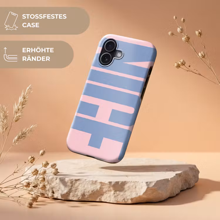 Nice - Paars - Roze Toughcase MagSafe Apple iPhone 17 klein -USP_RandenV_DE