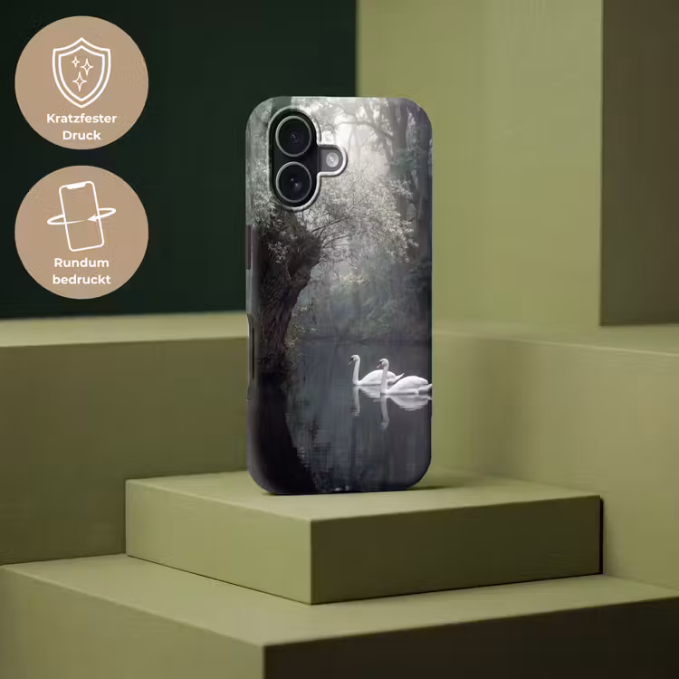 Zwanen - Rivier - Bos Toughcase MagSafe Apple iPhone 17 klein -USP_PrintM_DE