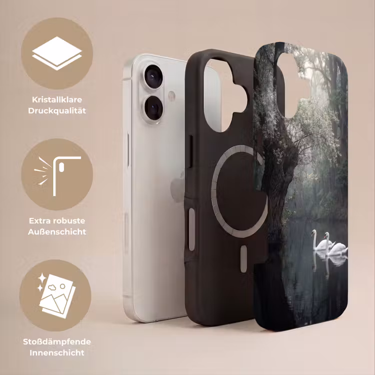 Zwanen - Rivier - Bos Toughcase MagSafe Apple iPhone 17 klein -USP_Lagen_DE