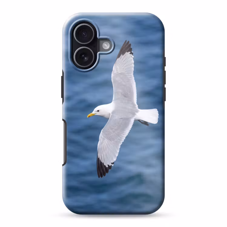 Zeemeeuw - Oceaan - Blauw Toughcase MagSafe Apple iPhone 17 klein -3d
