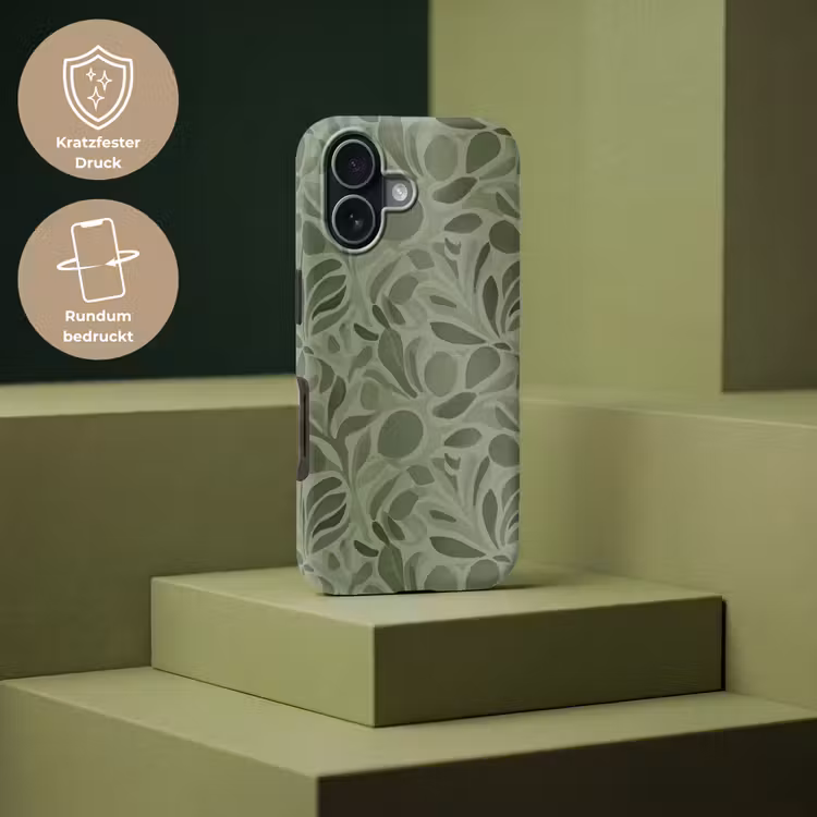 Sereen - Bladeren - Groen Toughcase MagSafe Apple iPhone 17 klein 1017 -USP_PrintM_DE