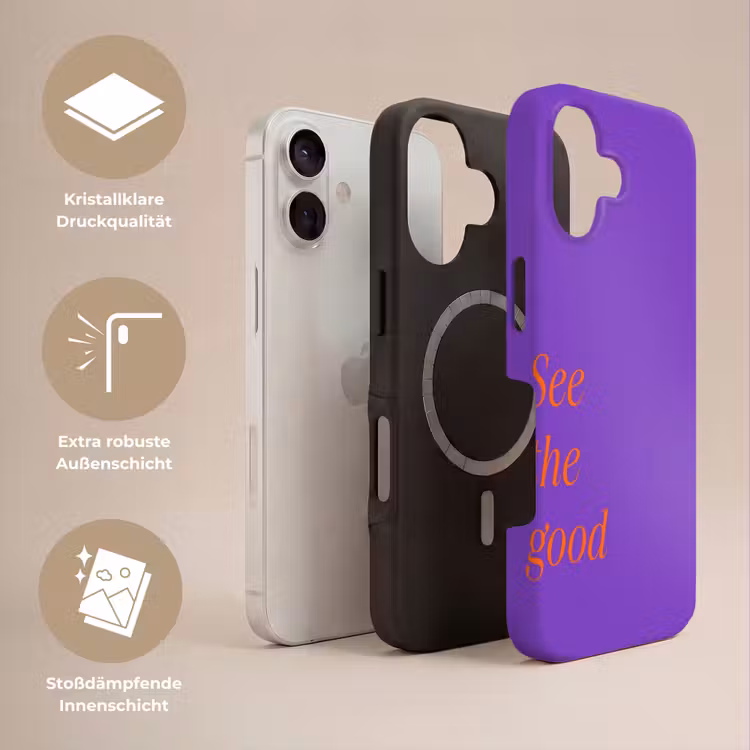 See the good - Oranje - Paars Toughcase MagSafe Apple iPhone 17 klein -USP_Lagen_DE