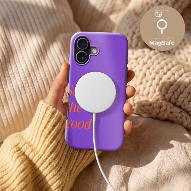 See the good - Oranje - Paars Toughcase MagSafe Apple iPhone 17 klein -USP_MagsafeV