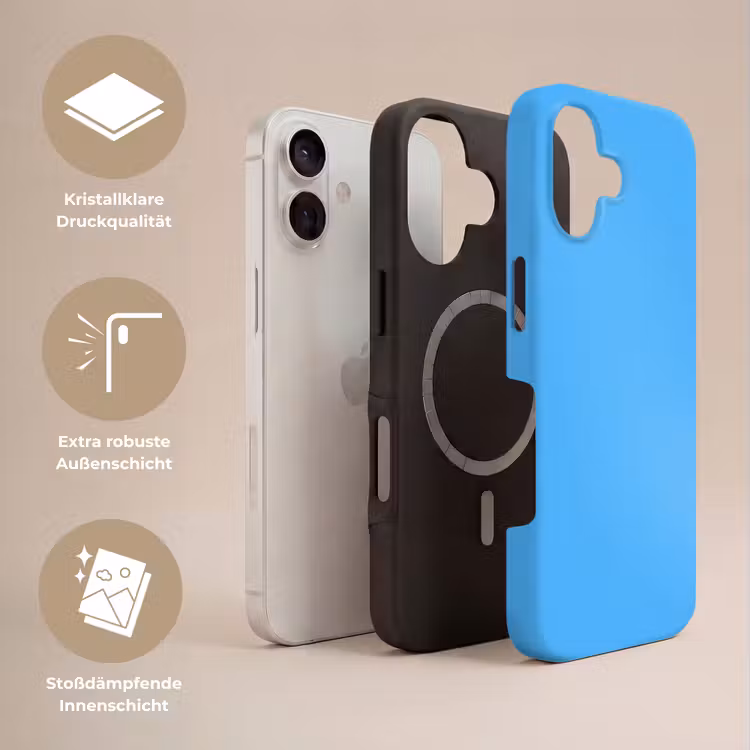 Sky - Blue - Blauw Toughcase MagSafe Apple iPhone 17 klein 1017 -USP_Lagen_DE