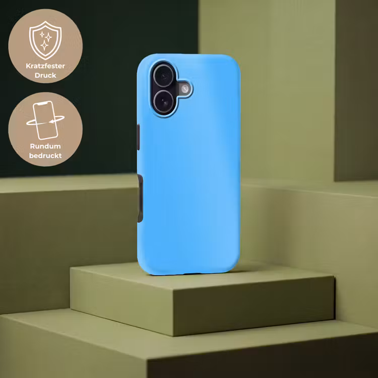 Sky - Blue - Blauw Toughcase MagSafe Apple iPhone 17 klein 1017 -USP_PrintM_DE