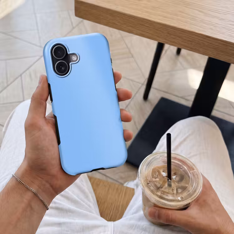 Sky - Glow - Blauw Toughcase MagSafe Apple iPhone 17 klein 1017 -Sfeer1M