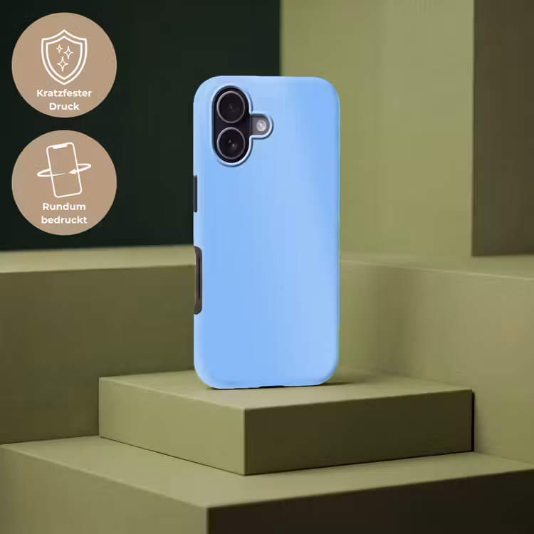 Sky - Glow - Blauw Toughcase MagSafe Apple iPhone 17 klein 1017 -USP_PrintM_DE
