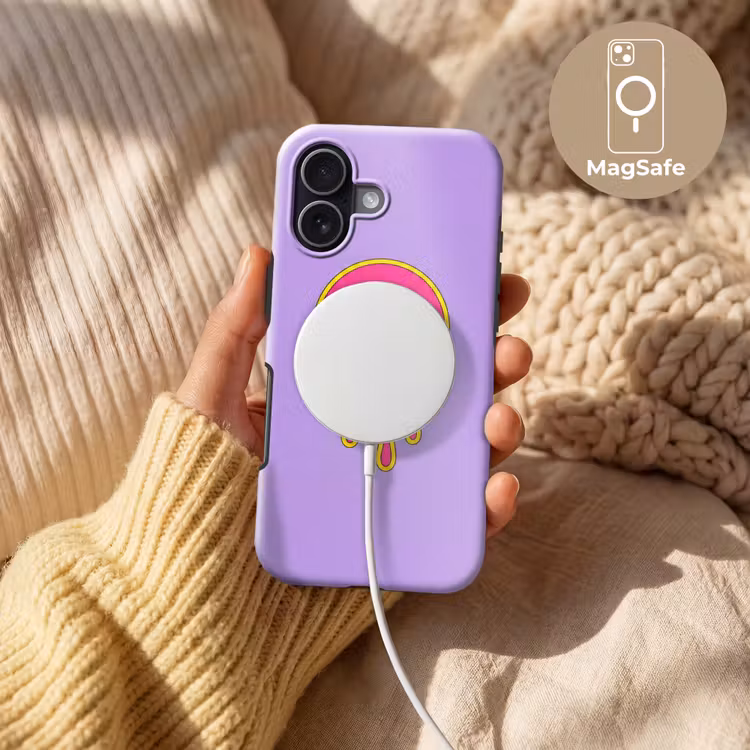 Smiley - Drip - Neon Toughcase MagSafe Apple iPhone 17 klein -USP_MagsafeV