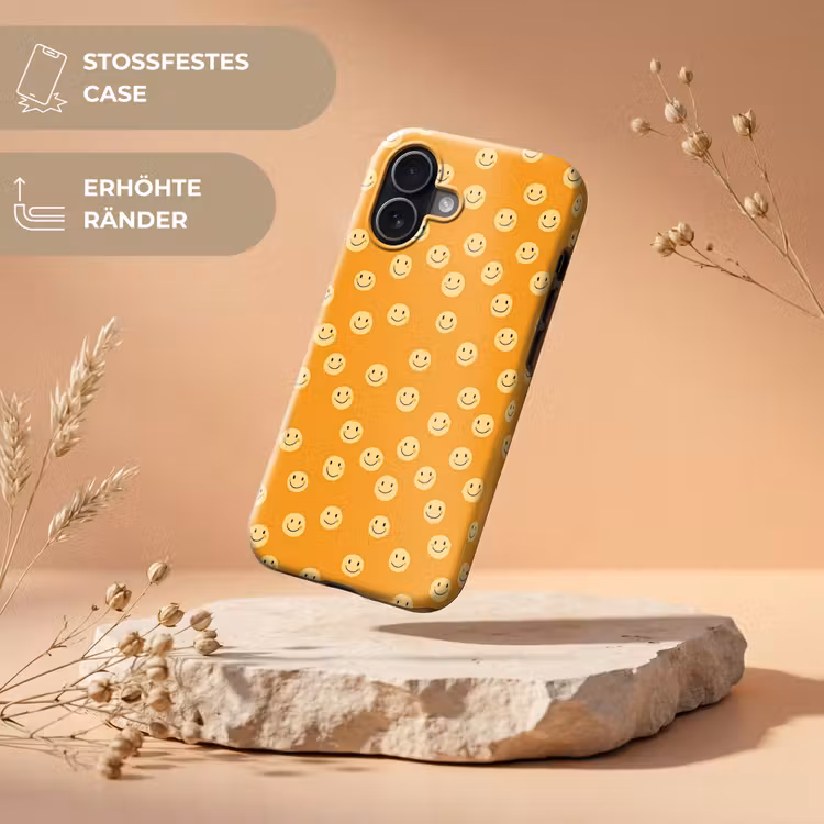 Smileys - Retro - Heel Toughcase MagSafe Apple iPhone 17 klein 1017 -USP_RandenV_DE