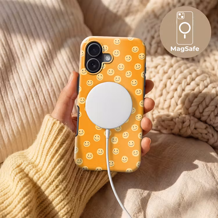 Smileys - Retro - Heel Toughcase MagSafe Apple iPhone 17 klein 1017 -USP_MagsafeV