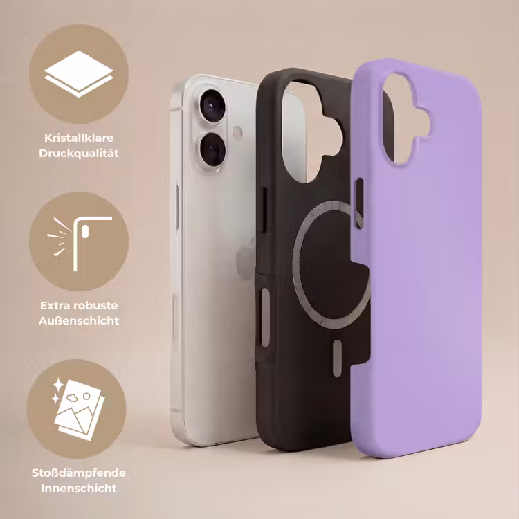 Soft - Lavender - Paars Toughcase MagSafe Apple iPhone 17 klein 1017 -USP_Lagen_DE