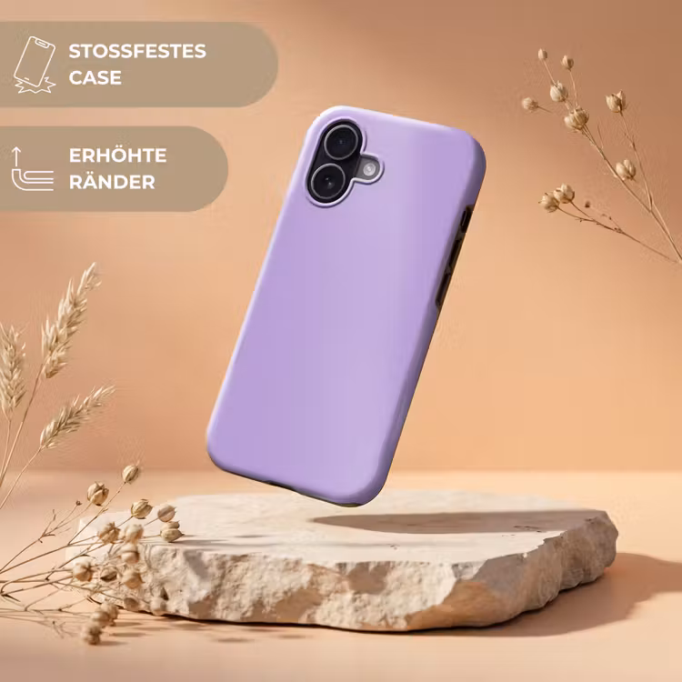 Soft - Lavender - Paars Toughcase MagSafe Apple iPhone 17 klein 1017 -USP_RandenV_DE