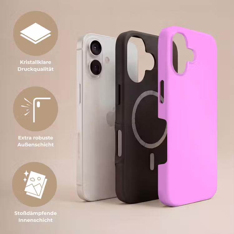 Soft - Lavender - Roze Toughcase MagSafe Apple iPhone 17 klein 1017 -USP_Lagen_DE