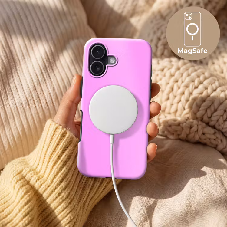 Soft - Lavender - Roze Toughcase MagSafe Apple iPhone 17 klein 1017 -USP_MagsafeV