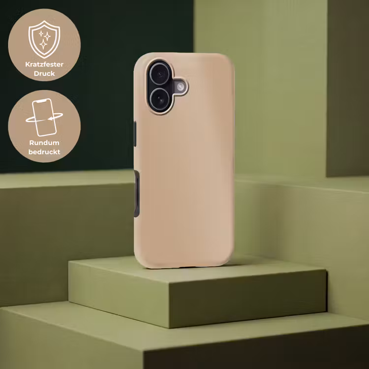 Soft - Taupe - Bruin Toughcase MagSafe Apple iPhone 17 klein 1017 -USP_PrintM_DE
