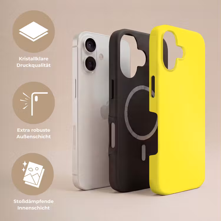 Soft - Custard - Geel Toughcase MagSafe Apple iPhone 17 klein 1017 -USP_Lagen_DE