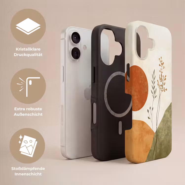 Zon - Abstract - Takken - Oranje Toughcase MagSafe Apple iPhone 17 klein -USP_Lagen_DE